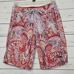 Athleta Paisley & Floral Boardshorts